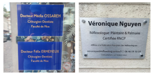 Image de plaques professionnelles